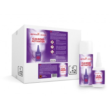 SPRAY-KON CA 300 | Cianoakrilát Ragasztó Aktivátorral (50g + 200ml) 12 db.